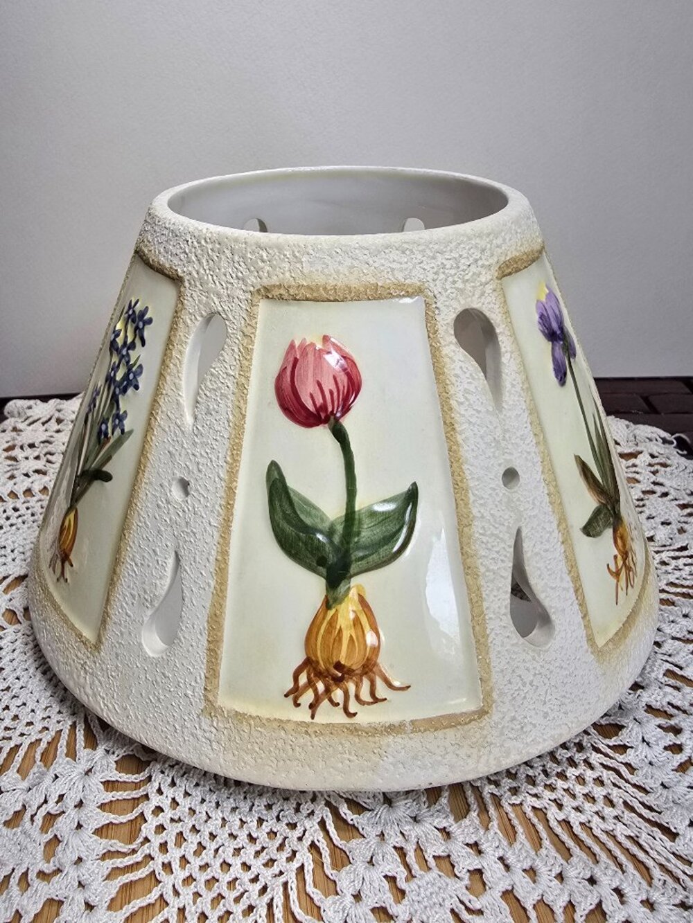 Replacement Large Jar Candle Shade Only Botanical Garden fits Yankee Candle NWT